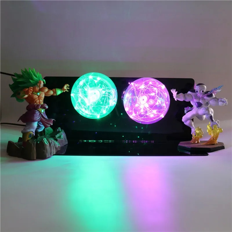 Dragon Ball Z Son Goku Action Figures Lamp Diy Anime Model Table Lamp Led Night
