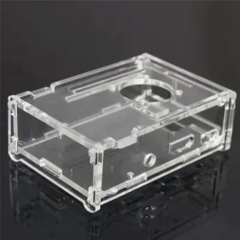 

For Raspberry Pi 3 Model B shell ABS Material With Fan classic color Case For Raspberry Pi 3 Model B Clear Acrylic