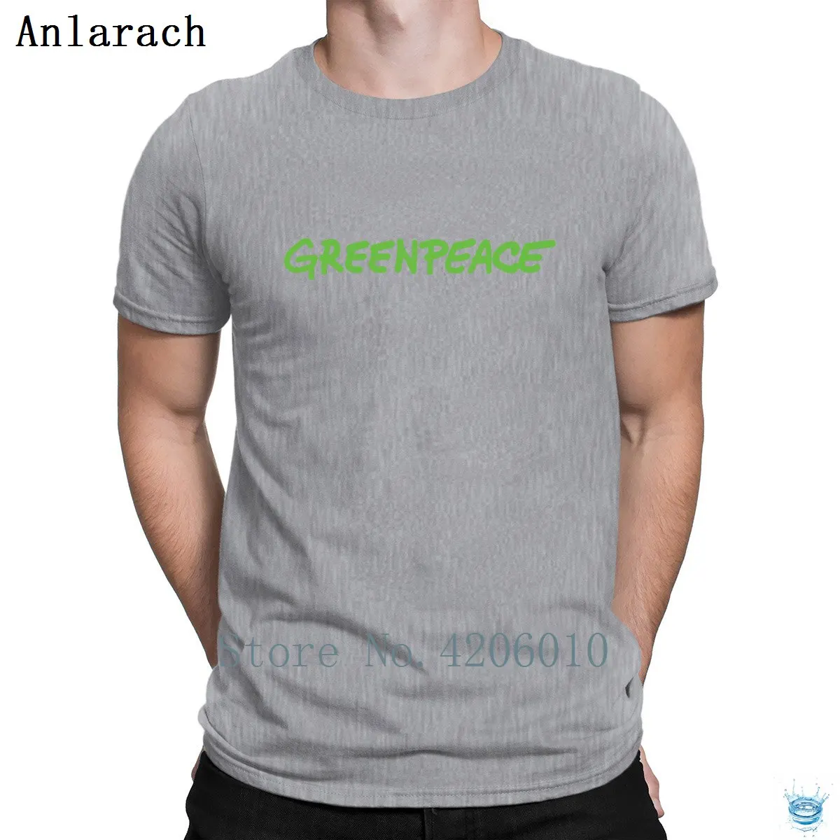 Новинка, футболки от бренда Greenpeace, летняя футболка для мужчин,, заказное строительство, Anlarach, короткий рукав