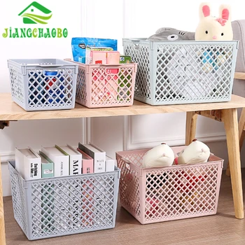 

DIY Desktop Storage Basket Sundries Underwear Toy Storage Box Cosmetic Book Organizer Stationery Container Laundry Basket