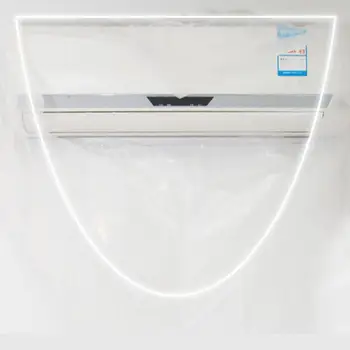 

1-3p Air Conditioning Cover Wall Mounted Home Air Conditioner Cleaning Protective Dust Cover Clean Tool Washing Tightening Belt