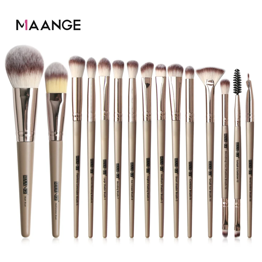 MAANGE Pro 5 20 шт. кисти для макияжа Набор многофункциональный кисть теней нанесения