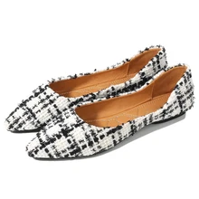 Г., новая мелкая Женская обувь в стиле ретро на плоской подошве в богемном стиле Высококачественная женская повседневная обувь на плоской подошве с острым носком Mujer