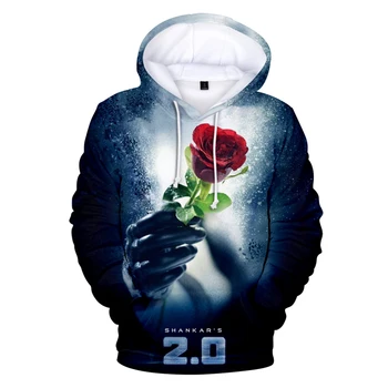 

Hot Sale 3D Movie Shankar's 2.0 Hoodie Bollywood Robots 2.0 Hoodies The Seventh Brother And Psy Teenage Kpop 3D Cool Coats