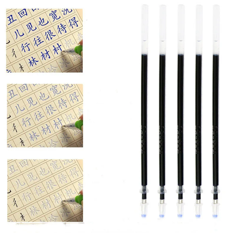 1pc automatic disappearing pen manufacturers faded and magical gel refills students practice word copybook special wat | Канцтовары для