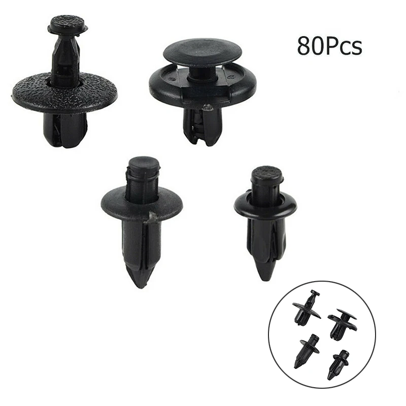 Motorcycle ATV Fairing Bolt Bodywork Push Pry Rivets Pin Kit 80pcs motorcycle accessories,motorcycle fairing