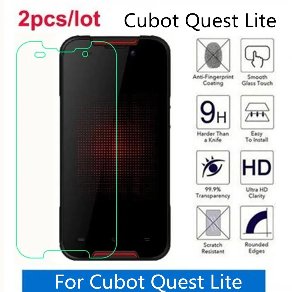 Tempered Glass For Cubot Quest Lite 2.5D Premium Screen Protector Film On For Cubot Quest Lite Protective Film Glass