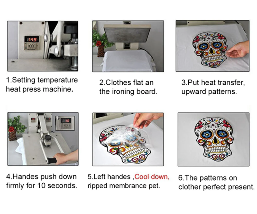 Bull Head Iron on Patches for Men's Clothing Cool Cow Parches Thermal Transfer Stickers on Punk Clothes Accessories Appliques T