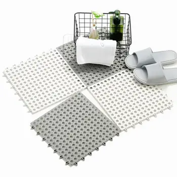 

Top Creative Bath Room Mats Bathroom Carpet Set Mesh Soft Plastic Non-slip Foot Massage 5 Colors for Choose fashion bathroom mat