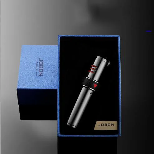 Оригинальная металлическая Бутановая газовая зажигалка jobon ветрозащитная