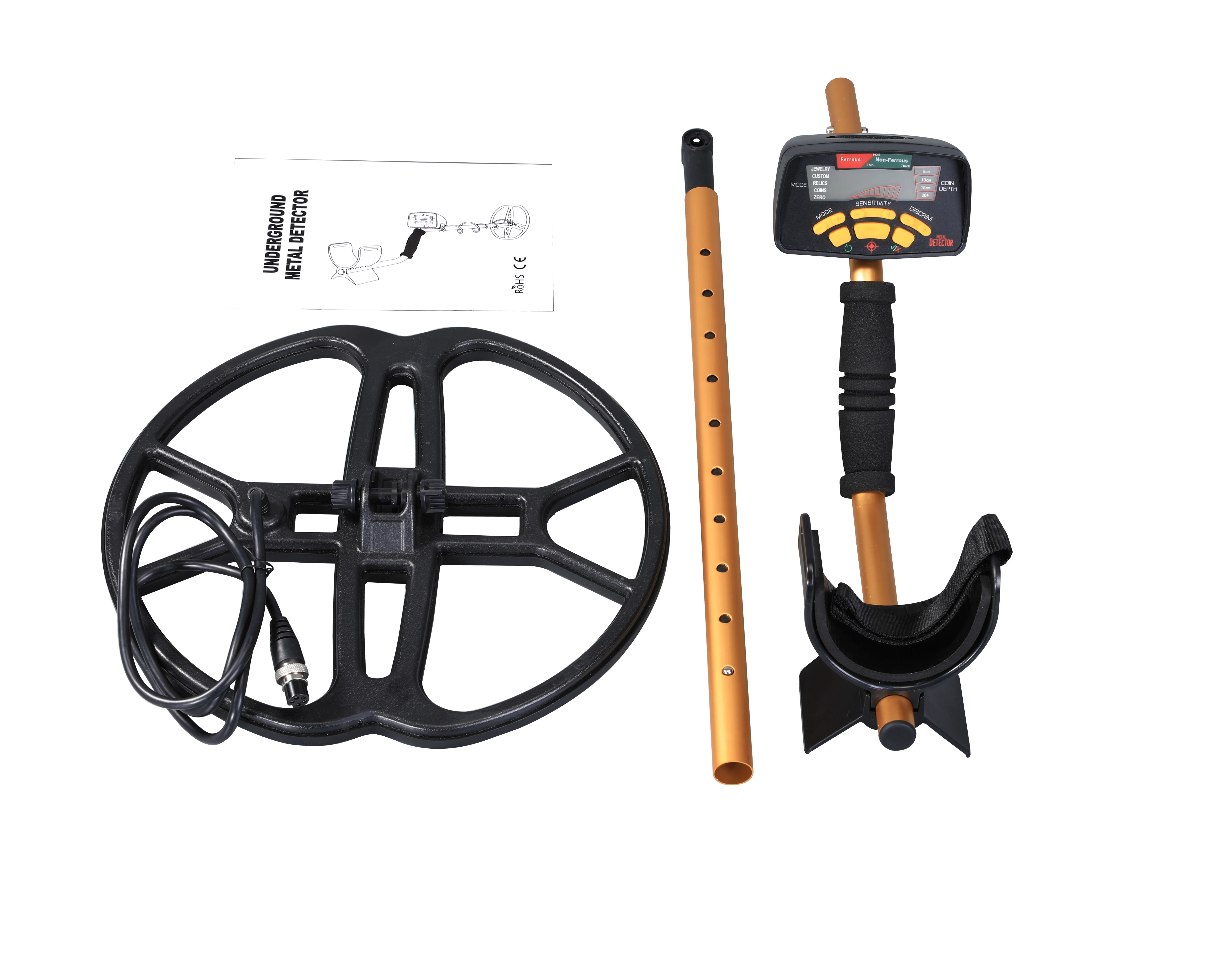 Professional Metal Detector MD6350 with High Sensitiviity 13 Inch