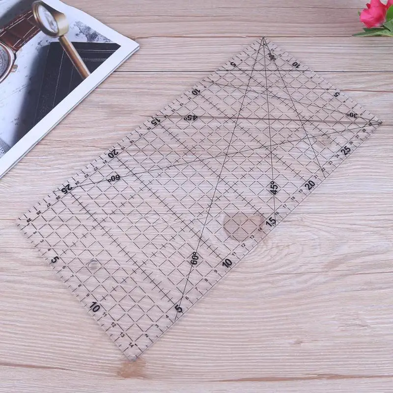 30X15 см Большой размер толстый треугольник ткань лоскутное шитье DIY инструмент линейка