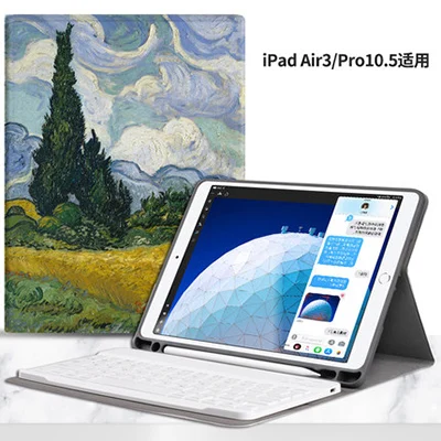 Q Чехол с клавиатурой для Apple iPad 10,2 дюймов 9,7 20172018 Bluetooth беспроводная клавиатура чехол для iPad Air Pro 10,5 - Цвет: Q