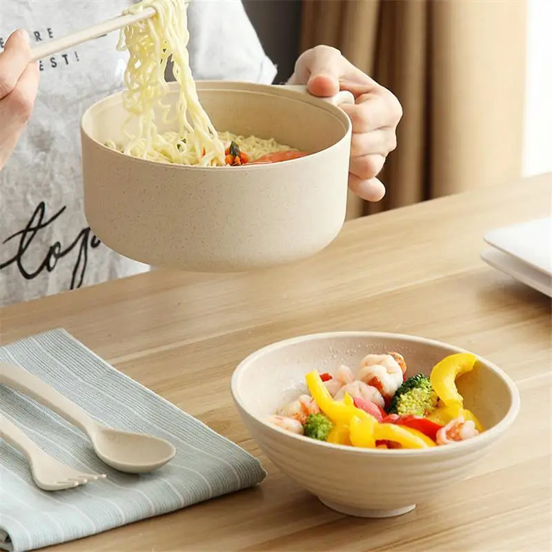 Fruteira Cuenco Ramen лапша корейский набор миска фарфоровая тарелка столовые приборы сервировочная керамическая суп керамическая столовая посуда столовая чаша