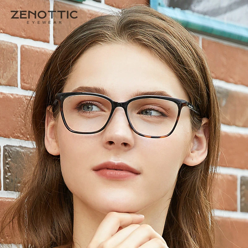 ZENOTTIC gafas de lectura Retro con luz azul para mujer, lentes ópticas presbicia, para juegos de ordenador|Gafas de lectura de hombres| - AliExpress