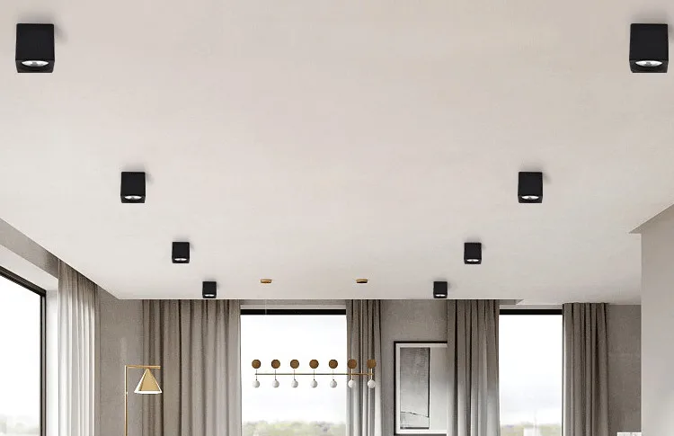 方形明装筒灯cob射灯免开孔过道玄关灯大尺寸10w20w30w吸顶盒子灯-tmall_11