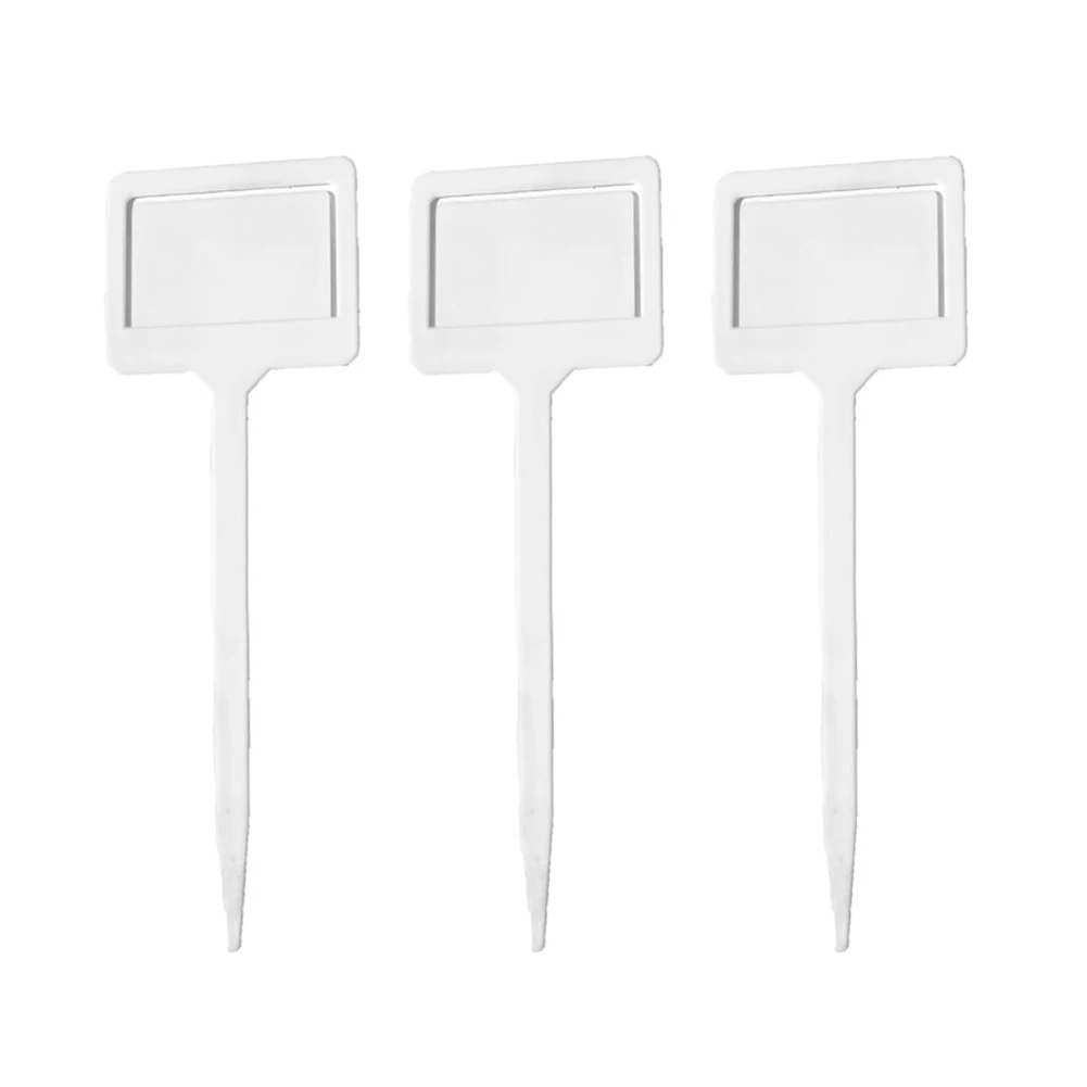 

3Pcs Garden Insert Type Gardening Label Card Supplies Flower Label Plant Label Plastic Thickened Color Inserting Ground Card