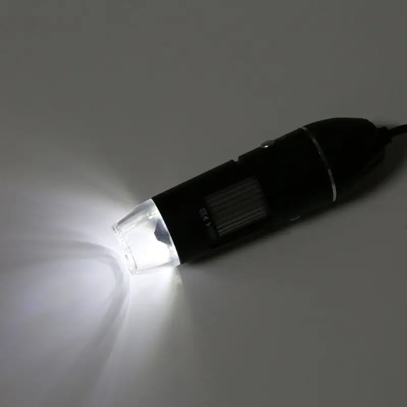 

1000X USB Digital Microscope Camera Endoscope 8LED Magnifier with Metal Stand For Windows L69A