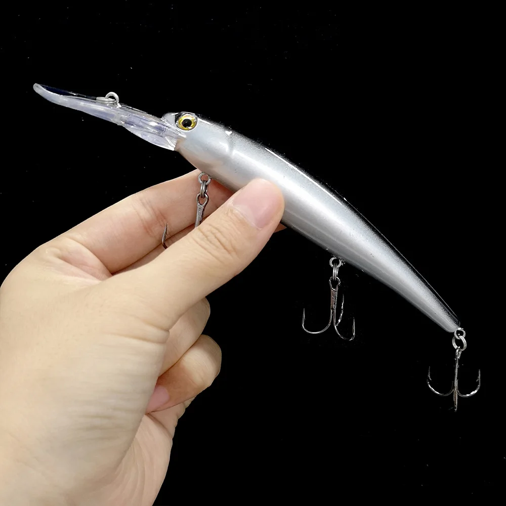 Deep Diving Minnow Wobbler Lure - Premium Fishing Bait for Bass, Pike, Walleye, and Perch