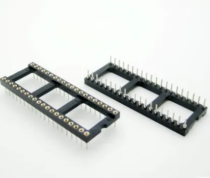 

Round Hole Dip-40 Holders 40 p ic Socket Chip Base Integrated Circuit Socket