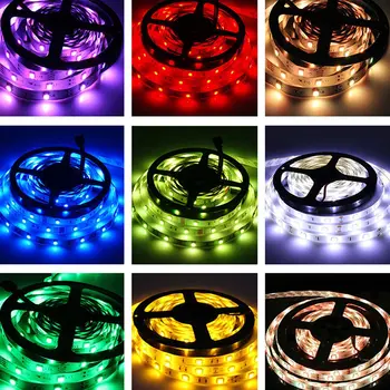 

Hot LED Strip Lights RGB Waterproof Light Strip 10M 300 LEDs Remote Control Decorative Lamp XJS789
