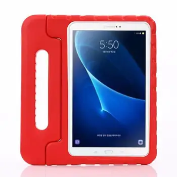 

Kids Safe Non-toxic EVA Shockproof Tablet Case for Samsung Galaxy Tab A 10.1\" SM-T580 SM-T585 Foam Funda Stand Skin Shell+pen