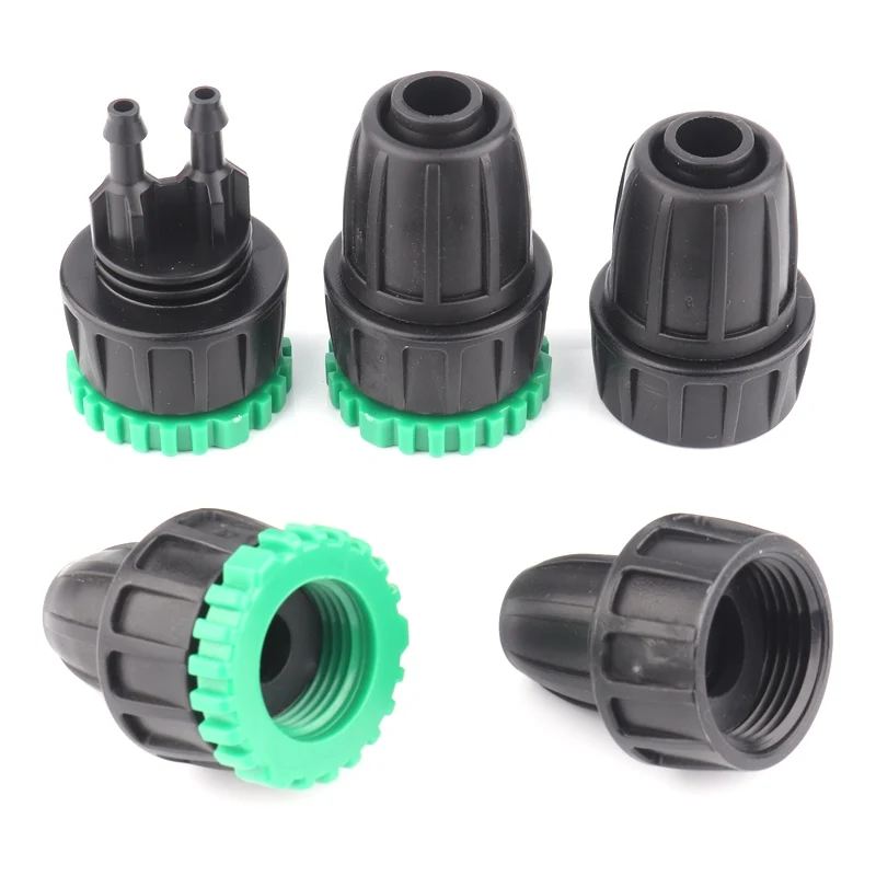 Thread Connector Garden HOSE Replacement Tap Water Pipe 2pcs 3/4\" Adaptor 