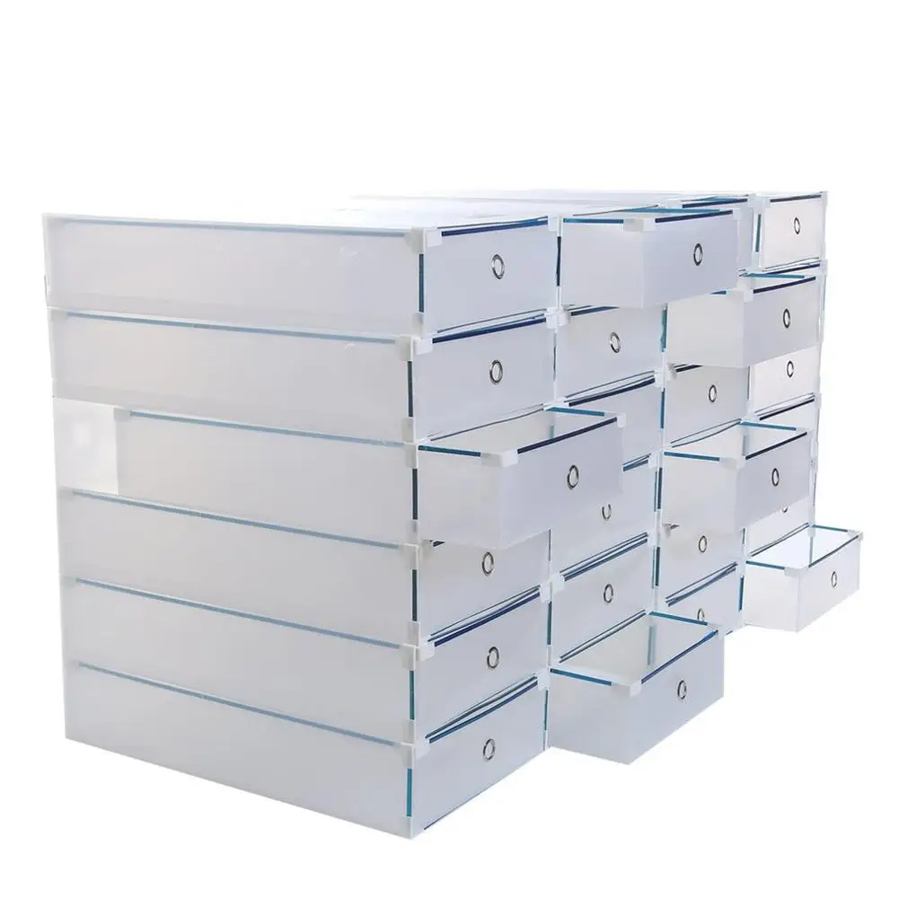 

Practical Transparent Shoes Box Shoe Storage Boxes Organizer Sneakers Organization Storage Shoe Cabinet Box for Long Boots