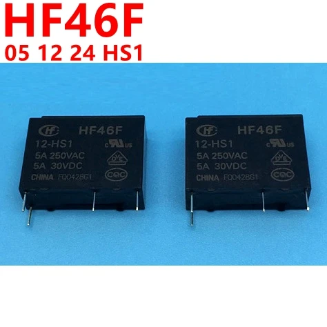 12VDC 5A HF Power Relay HF46F-12-HS1 