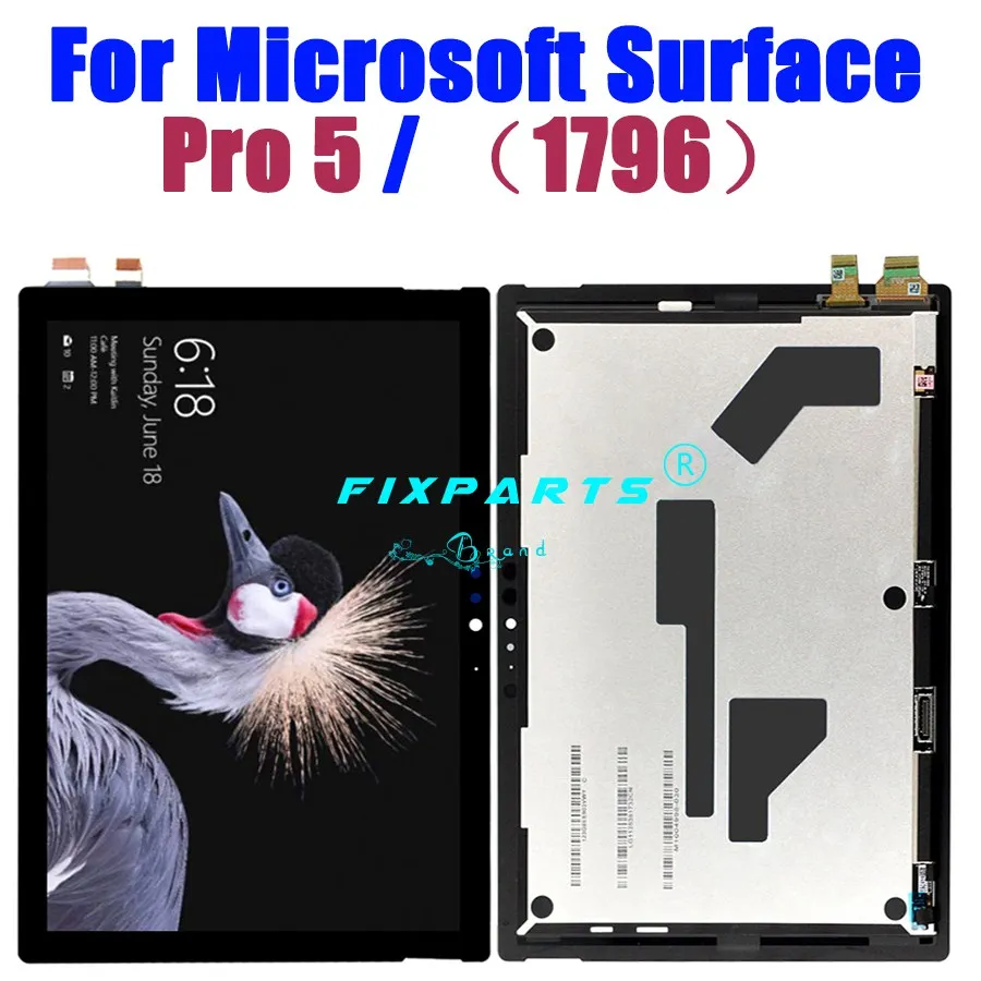Pаспродажа Pro 5 дисплей для microsoft Surface Pro 3 lcd Pro 4 дисплей кодирующий преобразователь сенсорного экрана в сборе для Surface Pro 3 1631 lcd панель ПК