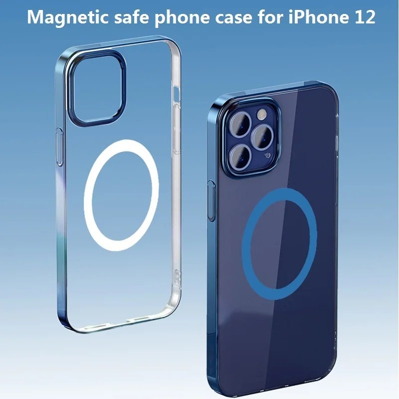 Магнитный чехол для телефона IPhone 12 Pro Max мини магнитной беспроводной зарядки