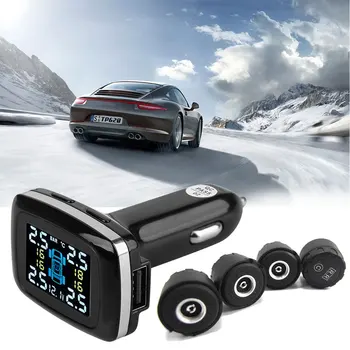

TP620 Wireless Smart Car TPMS Digital Tire Pressure Monitoring System Tire Pressure car Alarm Internal Sensor Tyre Pressure Mete