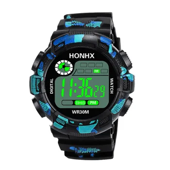 

Top Brand Men Digital Watch Camouflage Military Army Sport LED Waterproof Wrist Watch Custom Design deportivo hombre часы