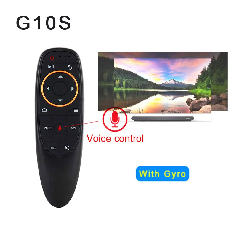 Пульт G10 Air Mouse G10S с гироскопом 2 4 ГГц голосовое управление|Пульты ДУ| |