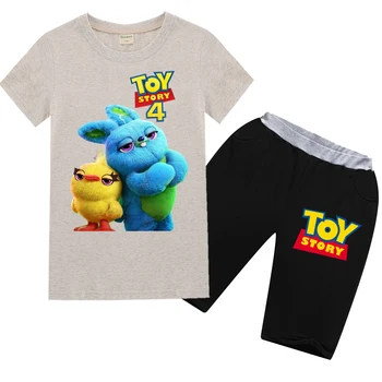 

Boys Clothes Sets Summer Kids Clothes Sport Suit Short Sleeve Toy T-Shirt + shorts 2Pcs Story Costume Children Clothing Outfits