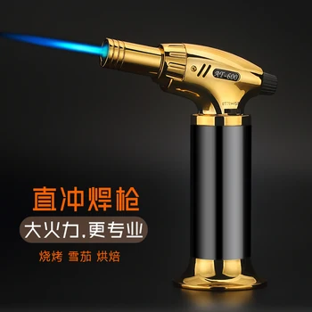 

Professional Kitchen Culinary Torch Portable Windproof Refillable Gas Lighter with Adjustable Flame for Cooking Baking Barbecue