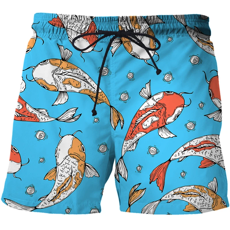 Short De Sport Et Plage Imprimé 3D Homme/Femme - Léger, Séchage Rapide, Élastique Avec Cordon - Pour Natation, Fitness, Vacances