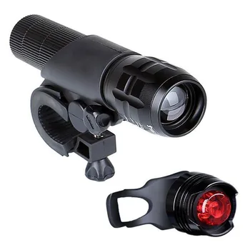 

Bike Bicycle Front Head Light Flashlight + Taillight Kit Night Riding Euipment Safety Night Riding Equipment