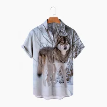 

Men's 3D Printed Shirt, Hawaiian Casual Style loose Shirt, Men's Animal Short Sleeve Shirt, Summer Beach Short Sleeve 2022