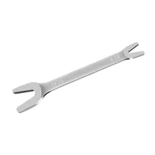 Herramientas de reparación de llave inglesa ajustable de 270mm, mango largo, doble extremo abierto, llave dentada con ranura en V de 6mm a 25mm de acero