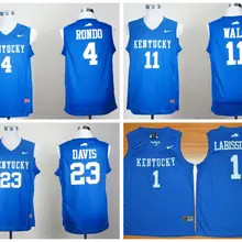 Новое поступление, Кентукки Дикие коты, район рондо, Джон Волл, Энтони Дэвиса, Skal Labissiere Jersey