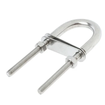 

Hardware Stainless Steel Easy Install Durable U Bolt Replacement Marine Accessories Rope Rigging Useful Bow Stern Eye Yacht