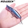 1Pcs Popper Fishing Hard Lures 80mm 11.5g Topwater Floating Wobblers Bass Baits Artificial Isca Pike Lure Crankbaits Tackle ► Photo 1/6