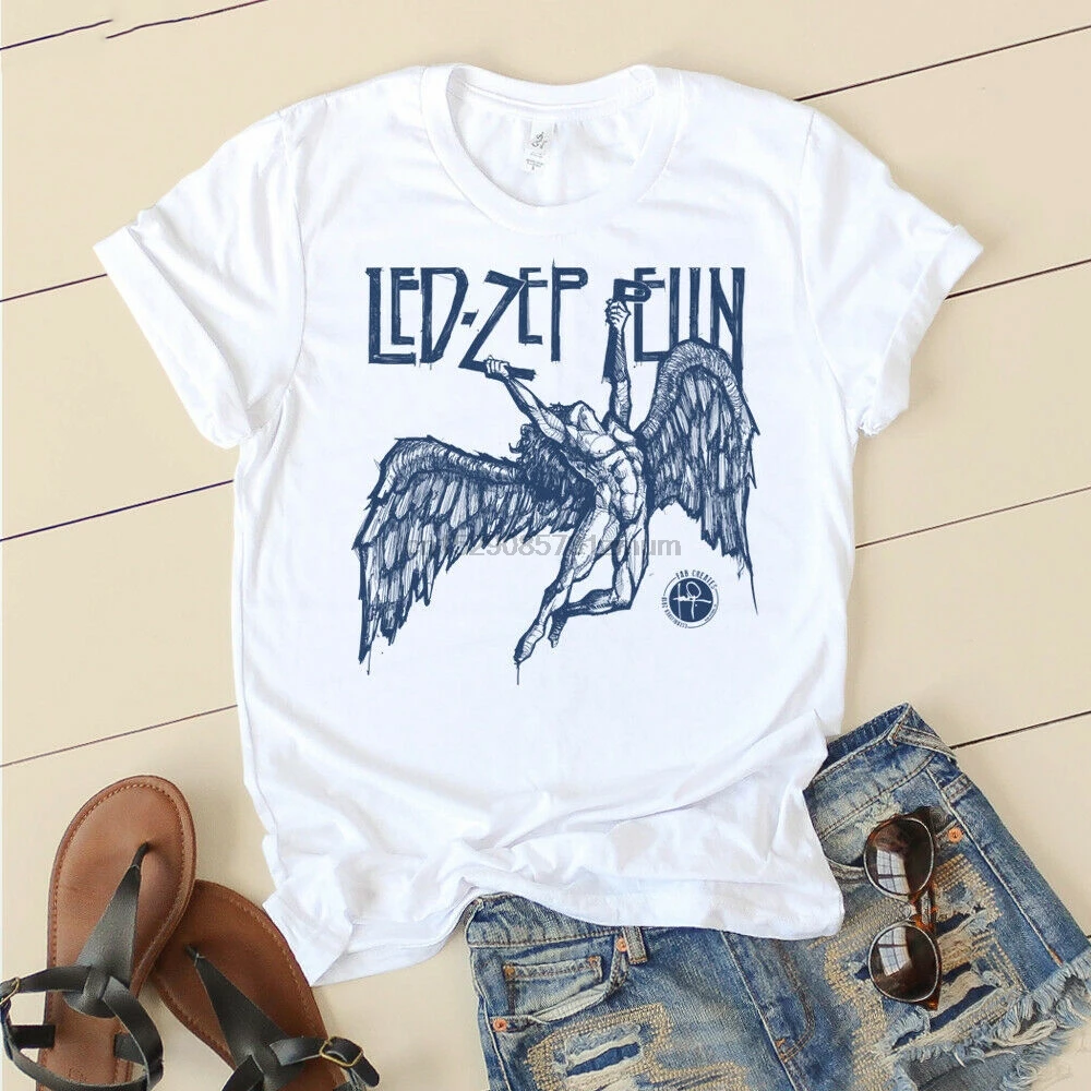 LeDd ZeppDelin Angel Drawn Swan Song Logo Distressed Мужская футболка унисекс-Tee-Rock аниме Feyenoord |