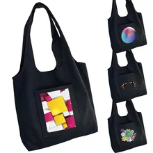 Canvas Bag Women's Bag Shopper Bag Travel Three-dimensional Printing Handbag Messenger Shoulder Bag Large Storage Tote Bag