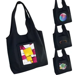Canvas Bag Women's Bag Shopper Bag Travel Three-dimensional Printing Handbag Messenger Shoulder Bag Large Storage Tote Bag