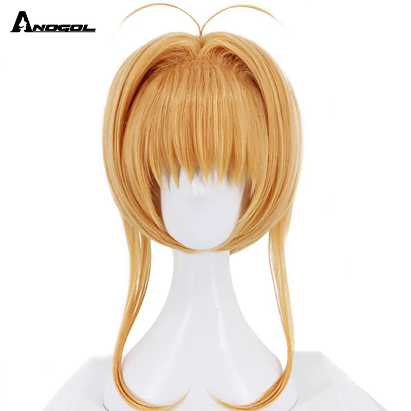ANOGOL совершенно новый Cardcaptor Sakura Card Captor Kinomoto коричневый золотой блондин