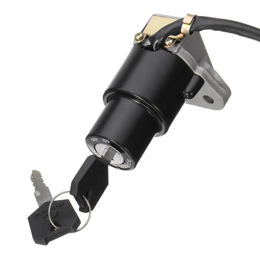 

3-Pin w/Keys Motorcycle Ignition Switch Lock Assembly Fit For YAMAHA DT 125 R/TZR 250/XT 350/XT 600 CAR039