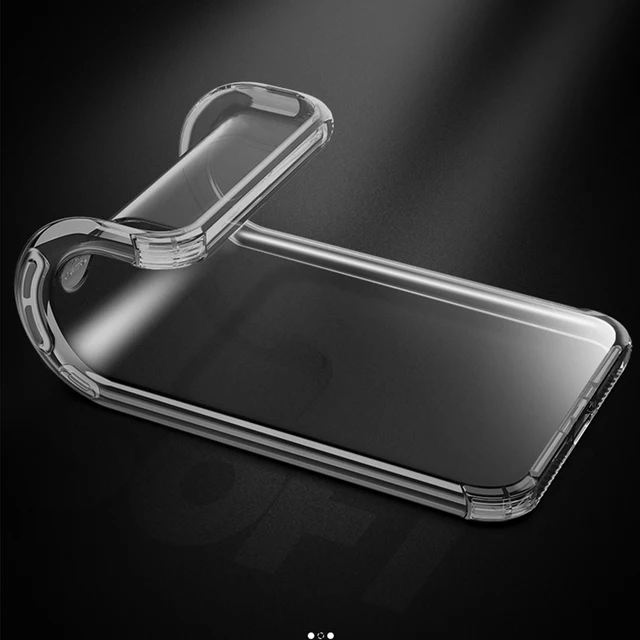 Clear silicon phone case for huawe