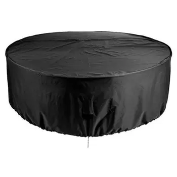 

Outdoor Garden Furniture Cover Round Garden Table Cover Waterproof Resistant Circular Patio Tent Cover